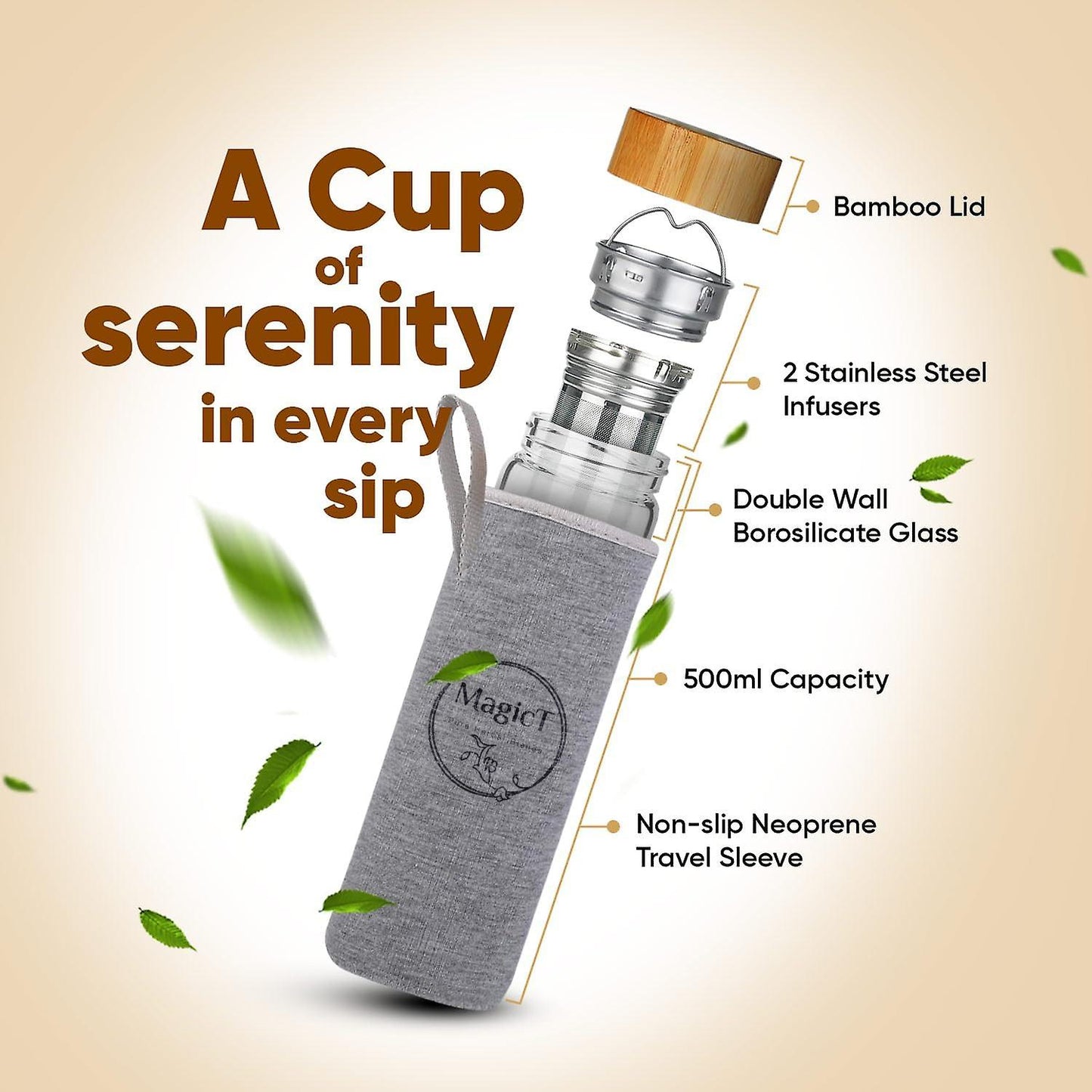 Infuser Flask: Travel Brew (Free Gift)