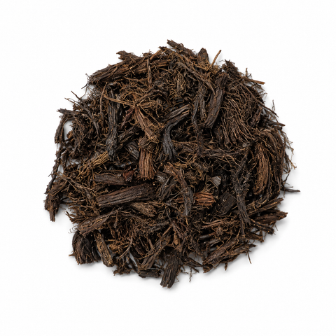 Dried valerian root pieces