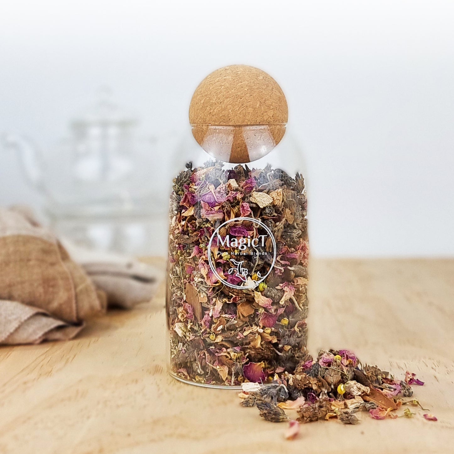 Antioxidant: Lavender, Cinnamon, Ginger, Cardamom, Chamomile, Star anise and Rose petal