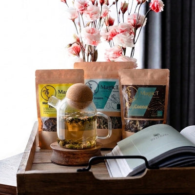 Tea Ritual herbal tea bundle with teaware - Magic T New Zealand