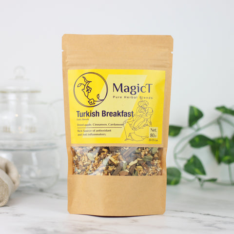 Turkish Breakfast herbal tea blend close-up - Magic T New Zealand