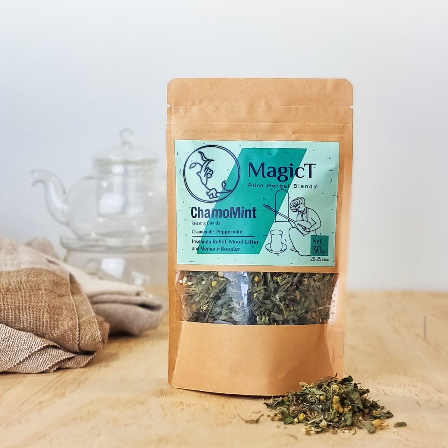 Chamo Mint: Chamomile, Peppermint - Magic T